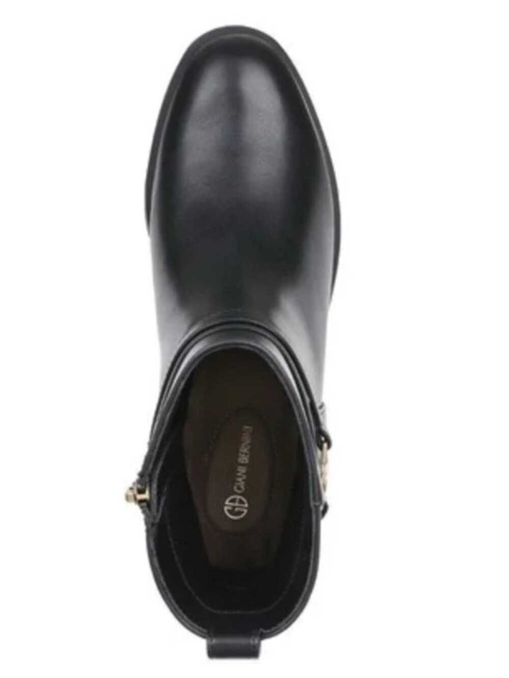 Giani Bernini Mansonn Round Toe Block Heel Booties Black 9.5 M NWT - Picture 3 of 4